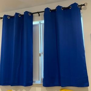 Royal Blue Curtains
